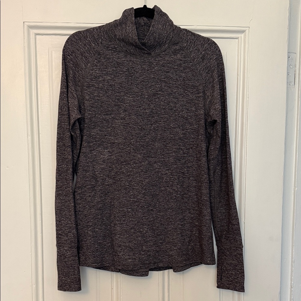 Lululemon Rulu mock neck LS top